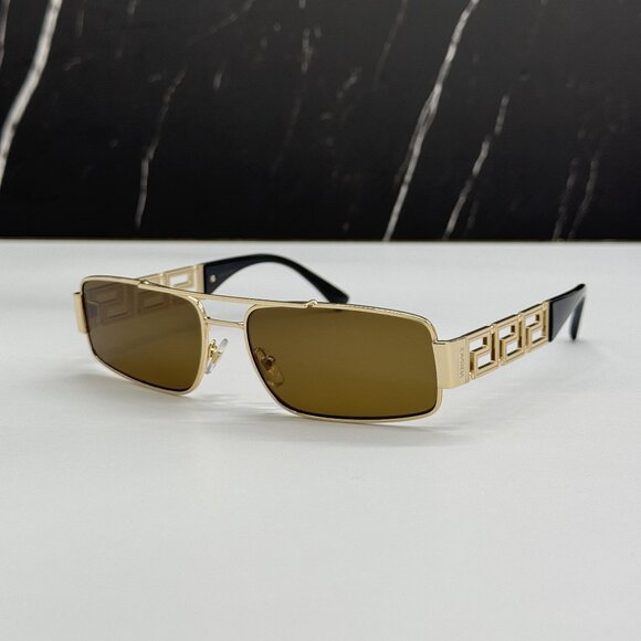 NEW VERSACE VE2257 1002/73 SUNGLASSES MOD 2257 GOLD UNISEX EYEWEAR VE2257 100273 main image 9